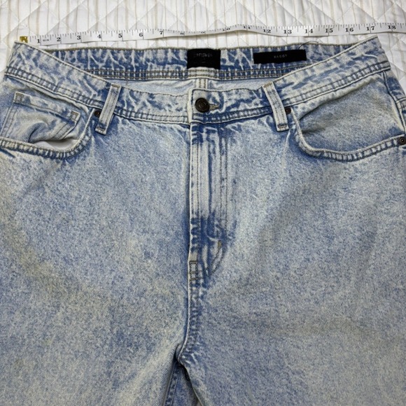 Cotton On Baggy Jeans Sz 4 Acid‎ Wash 90s Y2K High Rise Wide Leg Sustainable - Picture 5 of 7